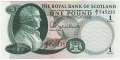 Royal Bank Of Scotland To 1967 1 Pound,  1. 9.1967